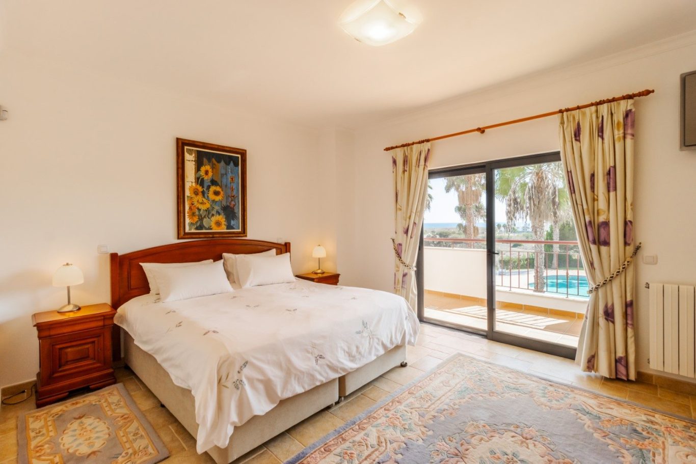 Alba Villa Lagos – Master Bedroom Interior Spacious living room at Alba Villa Lagos, luxury interior with comfortable seating and natural light